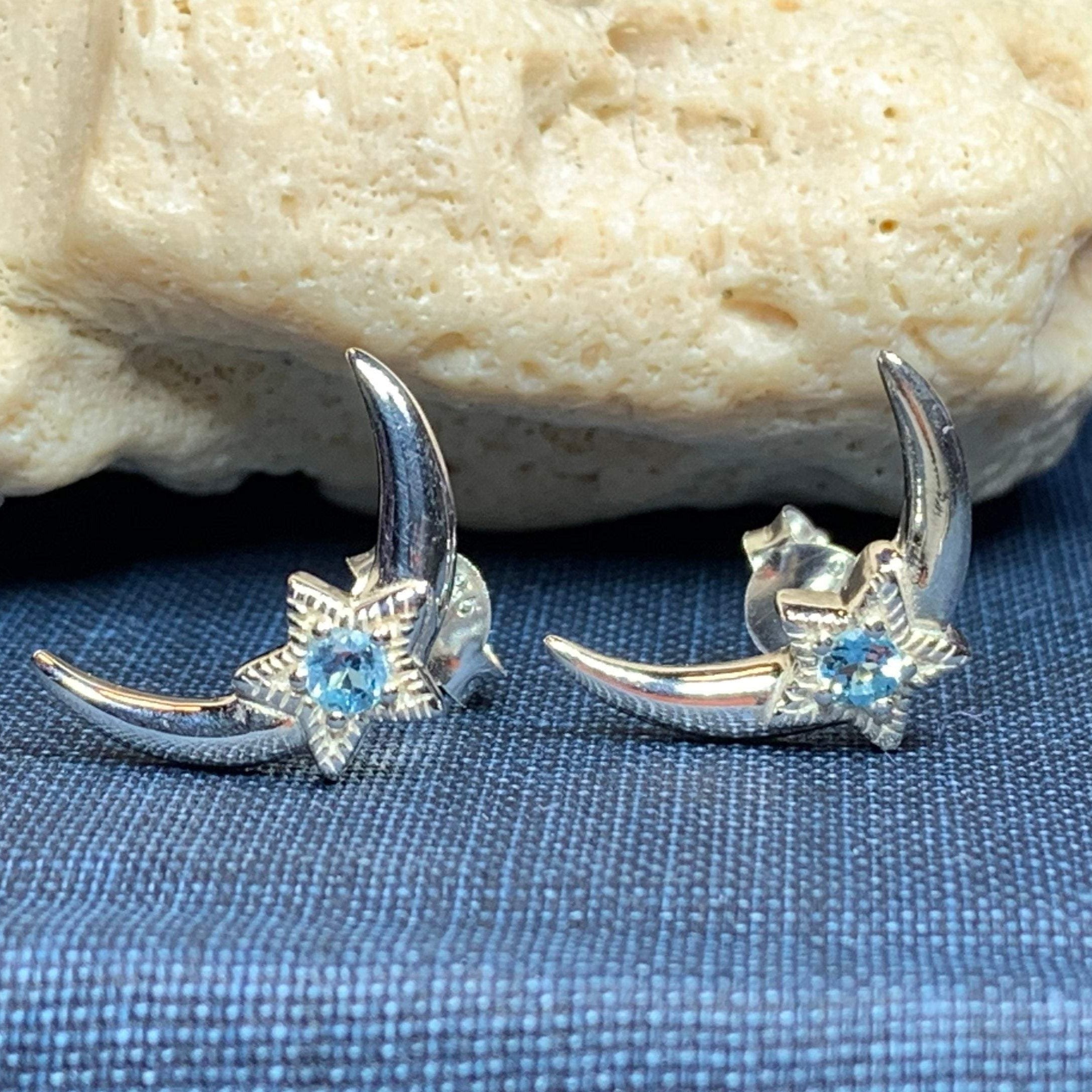 Moon & Stars Post Earrings