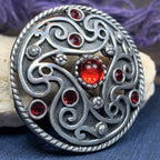 Ancient Spirals Celtic Knot Brooch