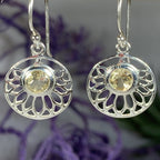 Celtic Lotus Flower Earrings