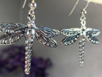 Triple Spiral Dragonfly Earrings
