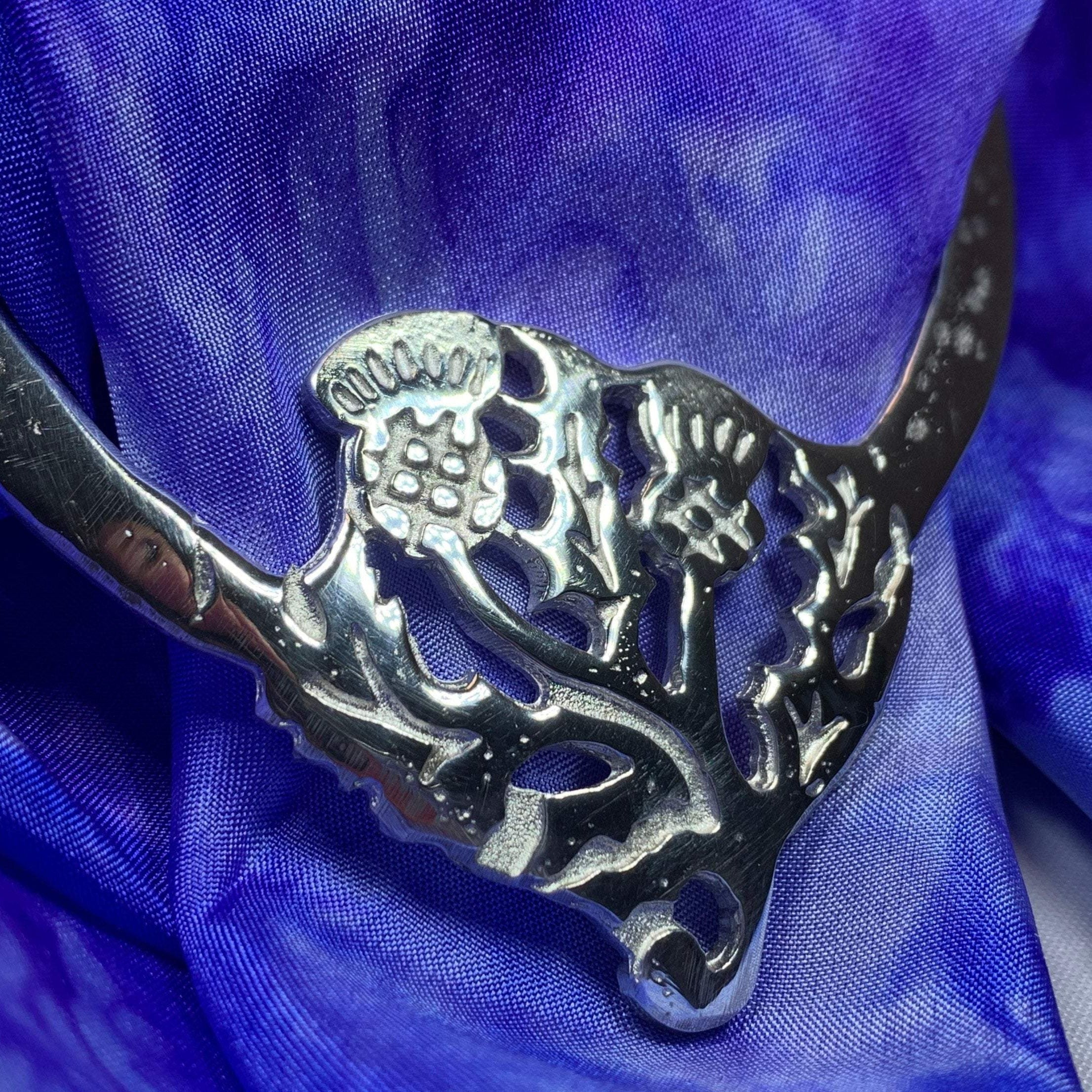 Double Thistle Scarf Ring