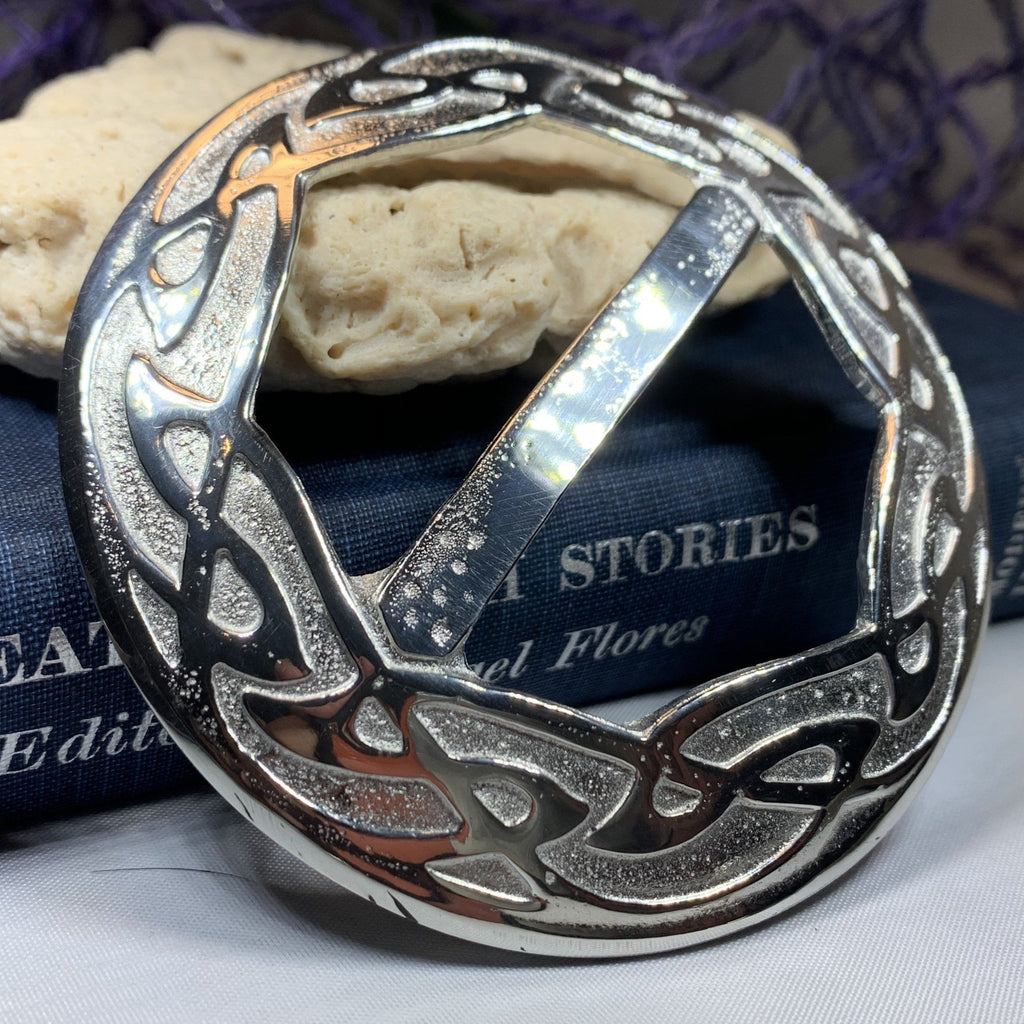 Large Celtic Knot Scarf Ring