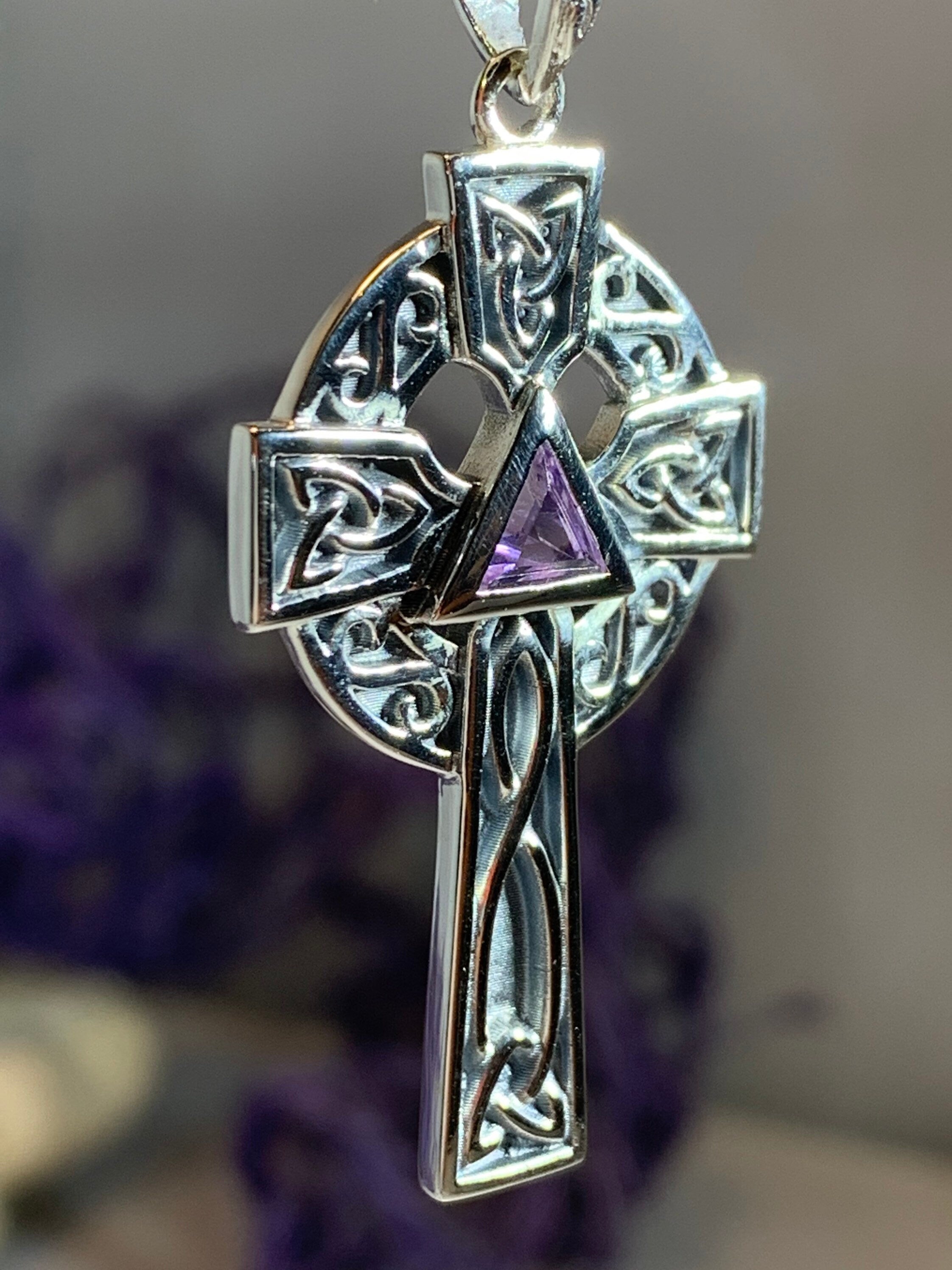 Recovery Celtic Cross Necklace