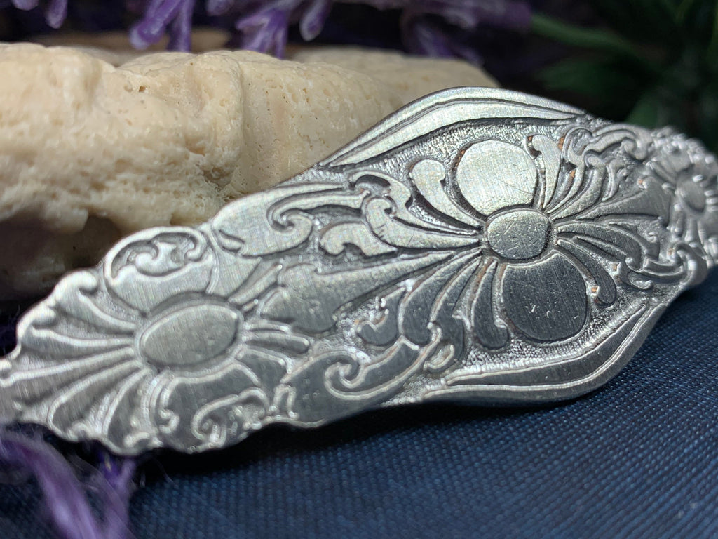 Celtic Flowers Hair Clip