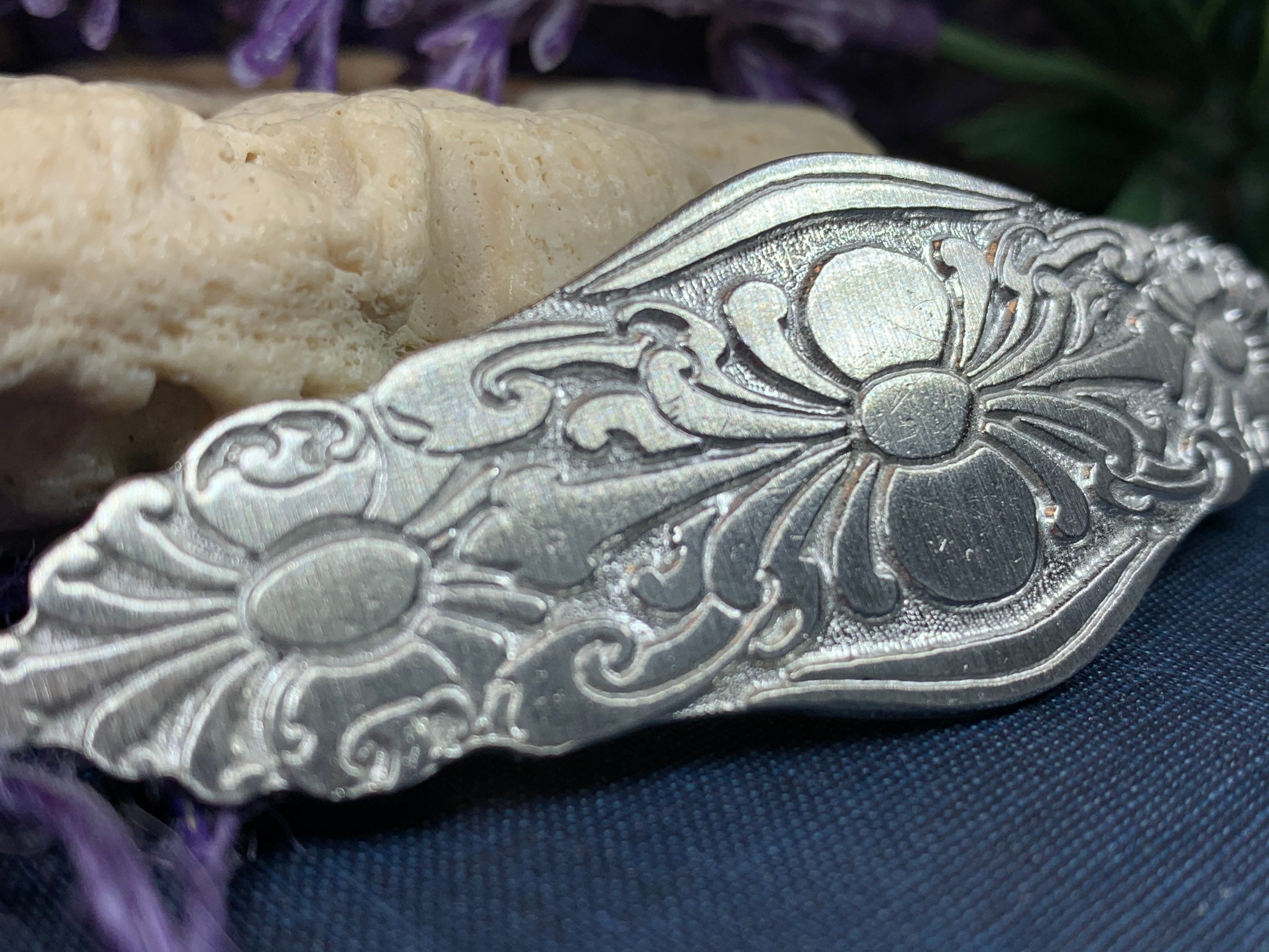 Celtic Flowers Hair Clip