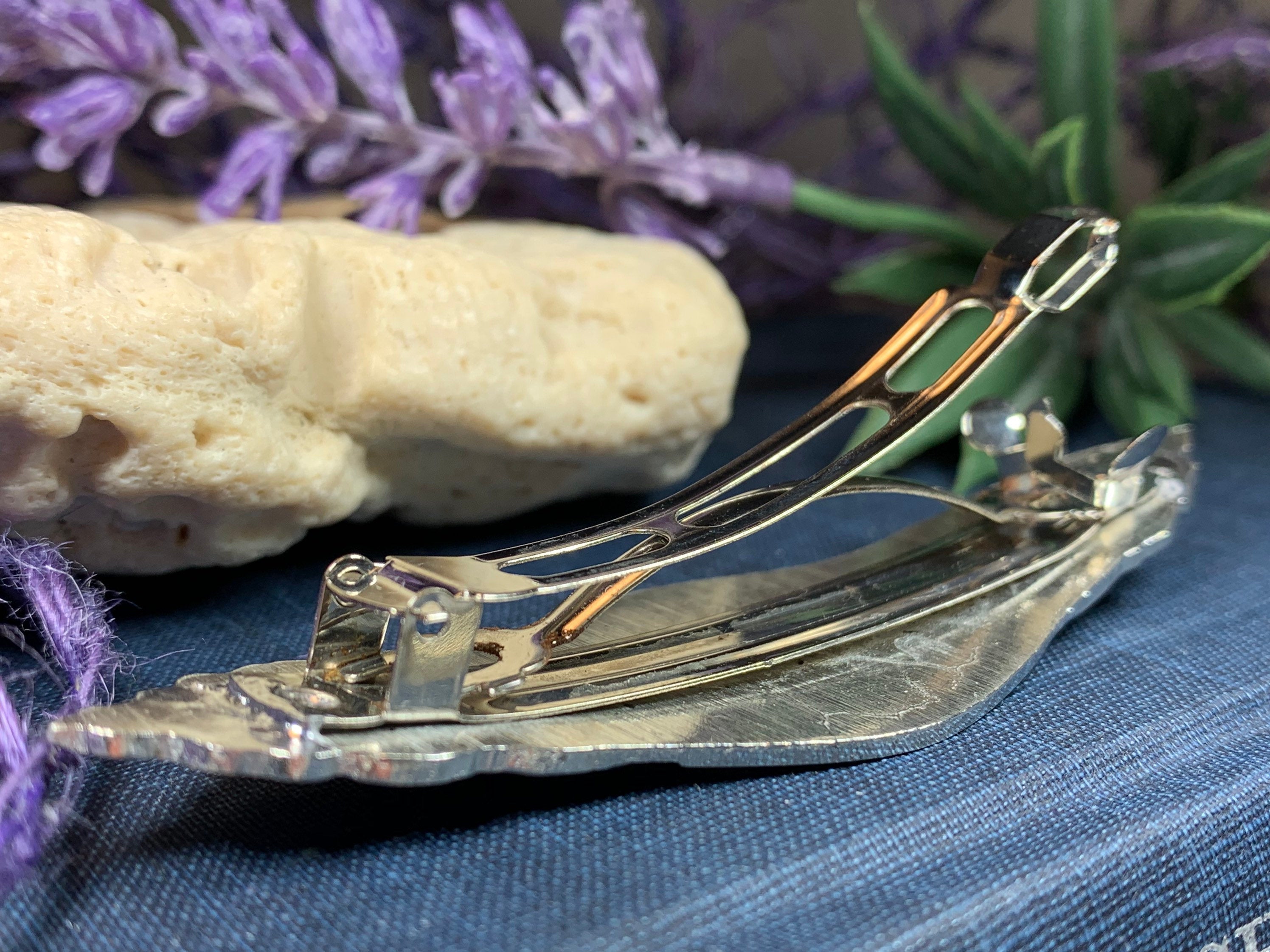 Celtic Flowers Hair Clip