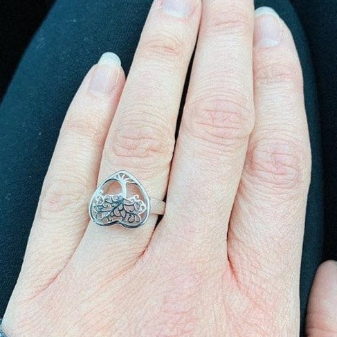 Heart Tree of Life Ring