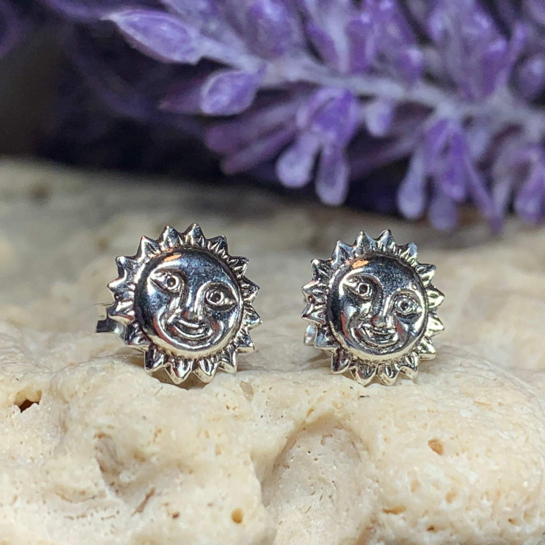 Sun Stud Earrings