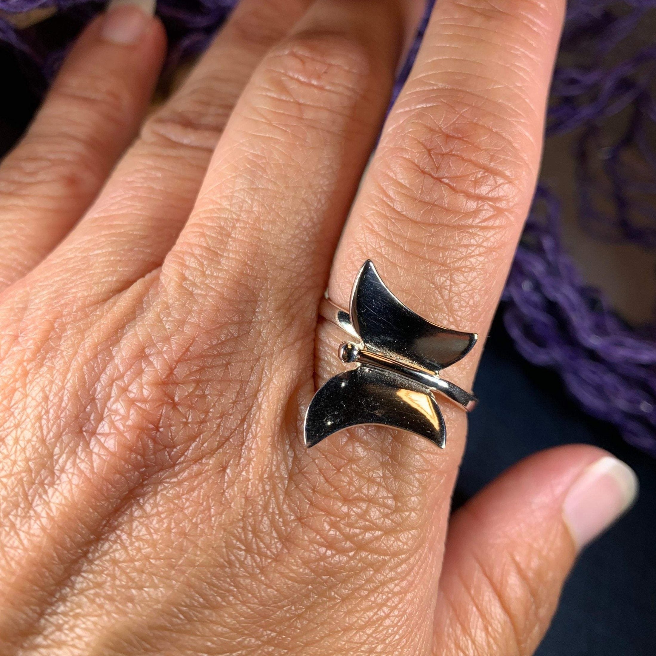 Modern Butterfly Ring