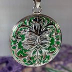 Black Forest Green Man Necklace
