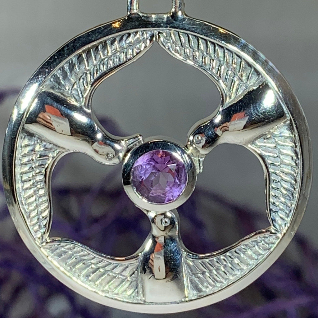 Rhiannon's Three Birds Goddess Necklace