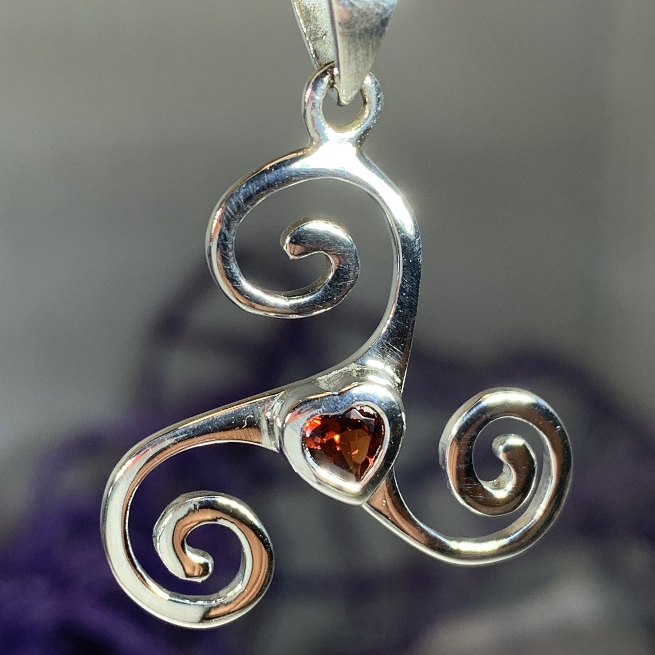 Celtic Spiral Love Necklace