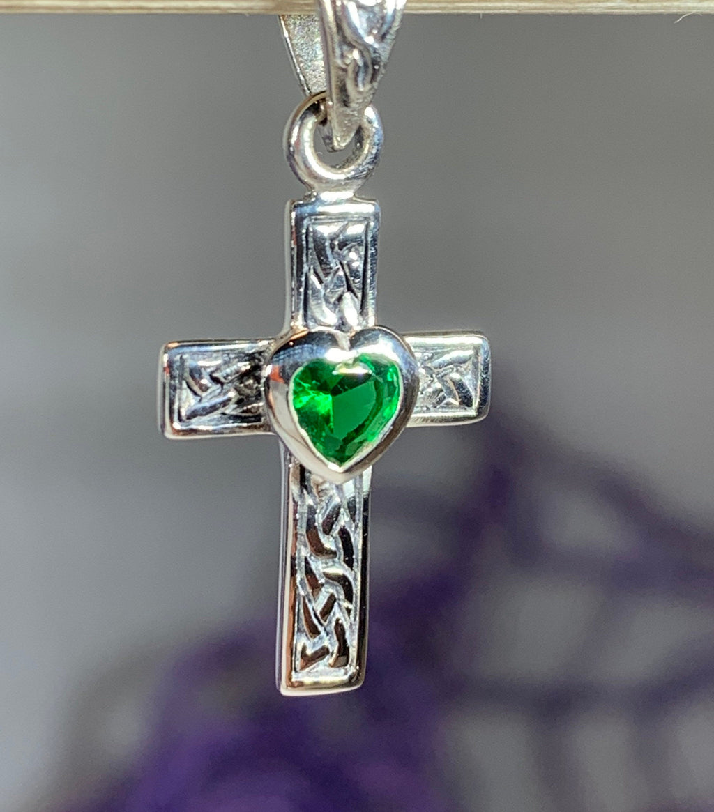 Heart Celtic Cross Necklace
