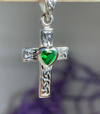 Heart Celtic Cross Necklace