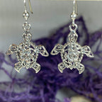 Blooming Turtle Earrings