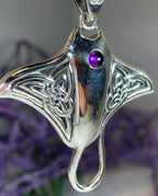 Celtic Manta Ray Necklace
