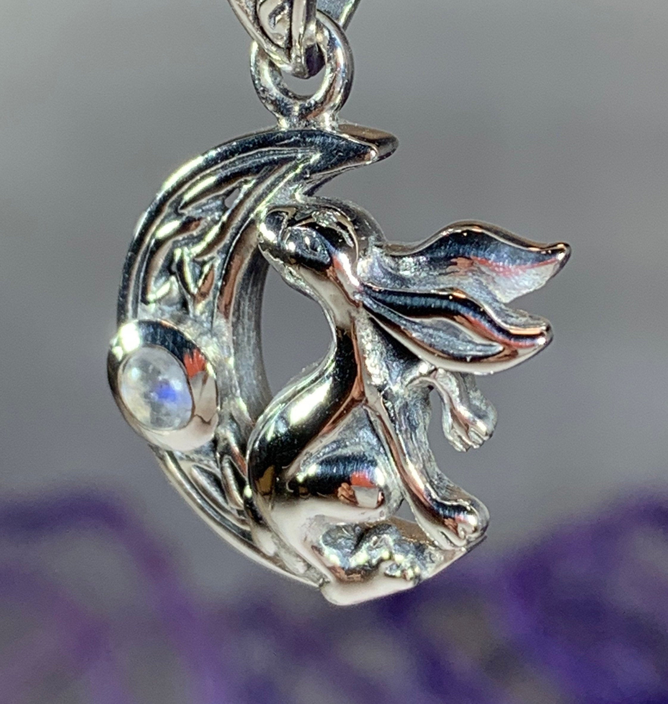 Rabbit Moon Necklace
