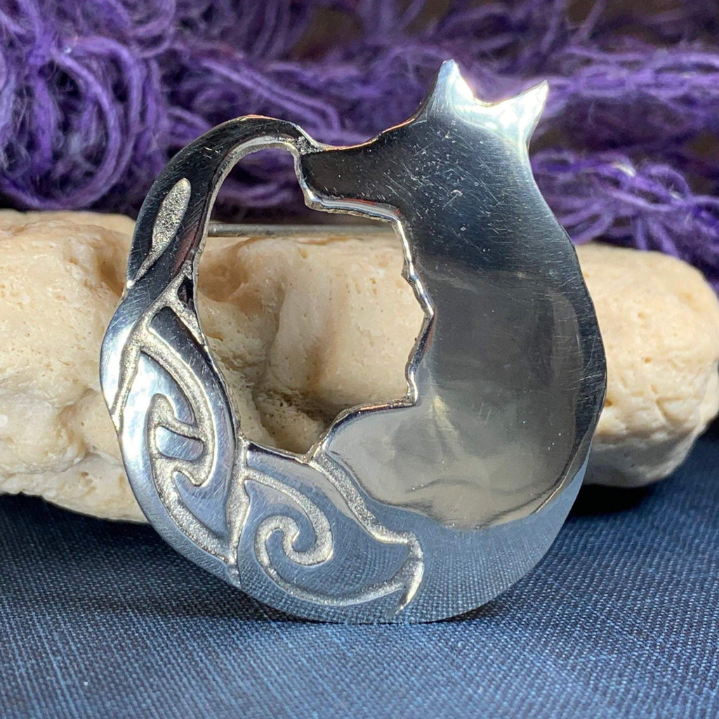 Celtic Fox Brooch