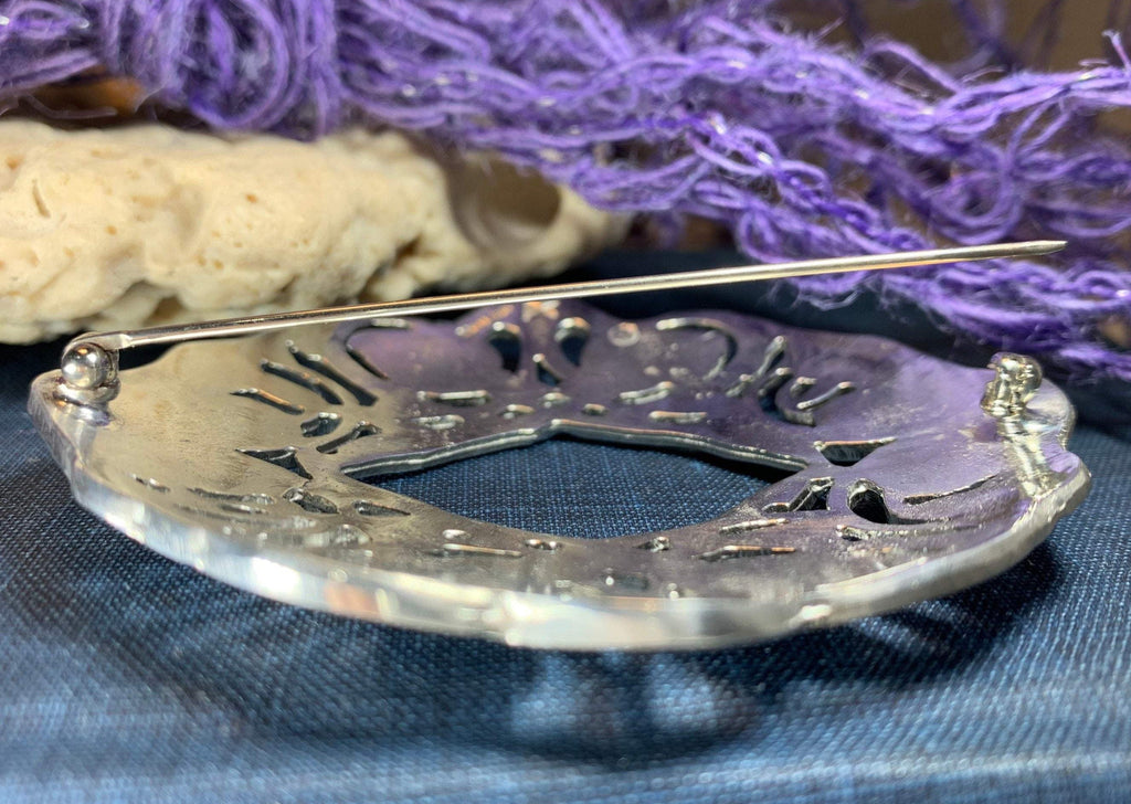 Large Celtic Birds Brooch