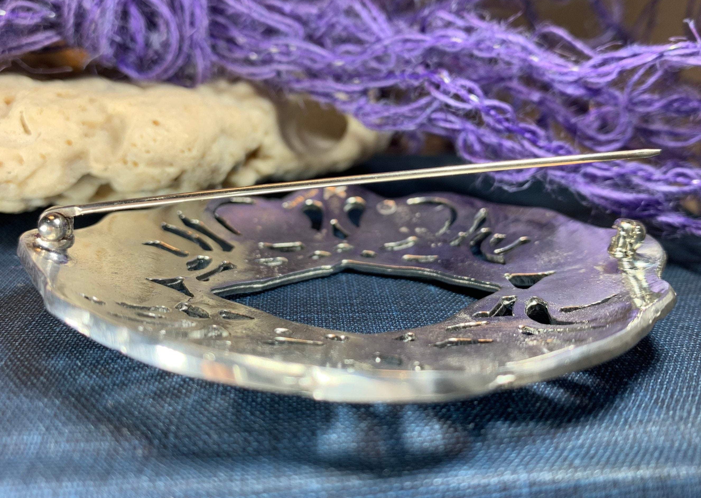 Large Celtic Birds Brooch