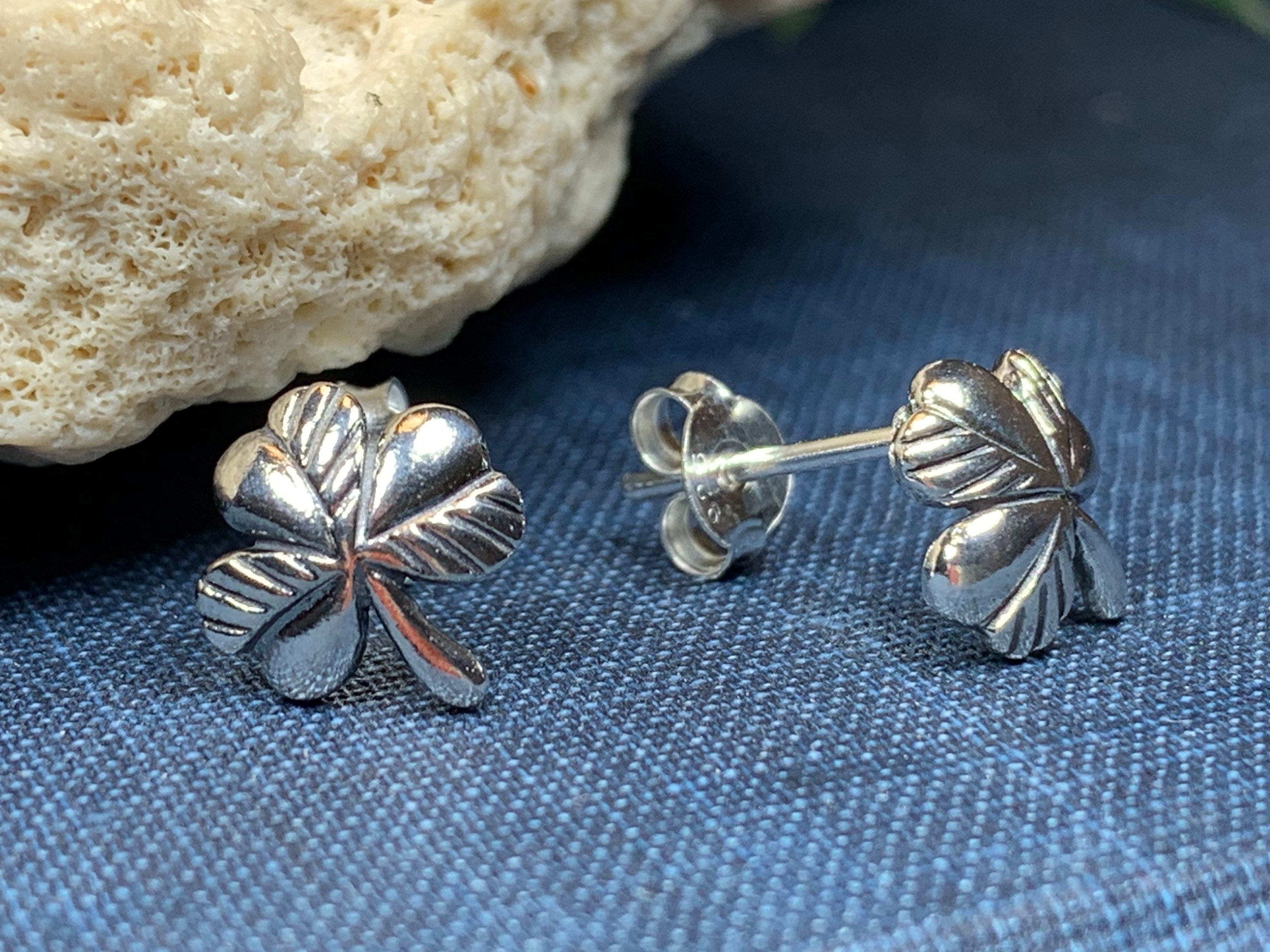 Shamrock Post Earrings