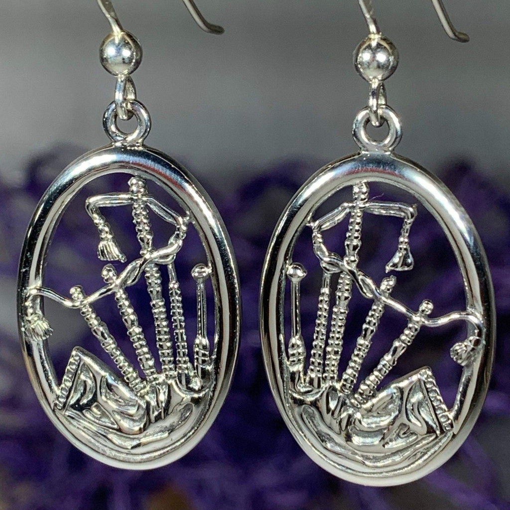 Celtic Bagpipes Earrings