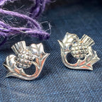 Invergarry Thistle Flower Earrings