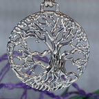 Solstice Tree of Life Silver Necklace