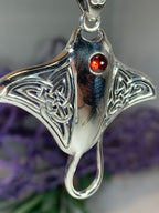 Celtic Manta Ray Necklace