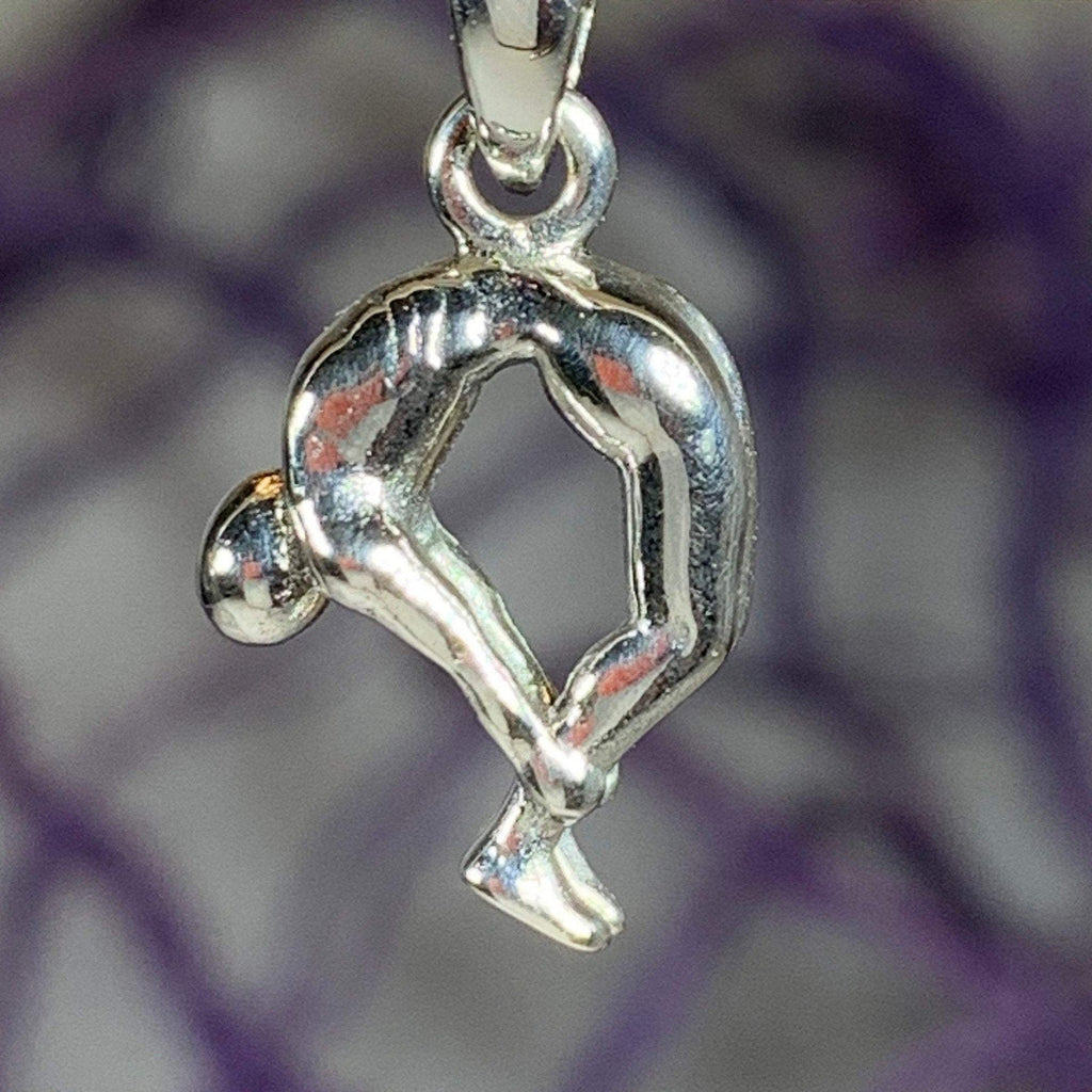 Yoga Pose Om Necklace