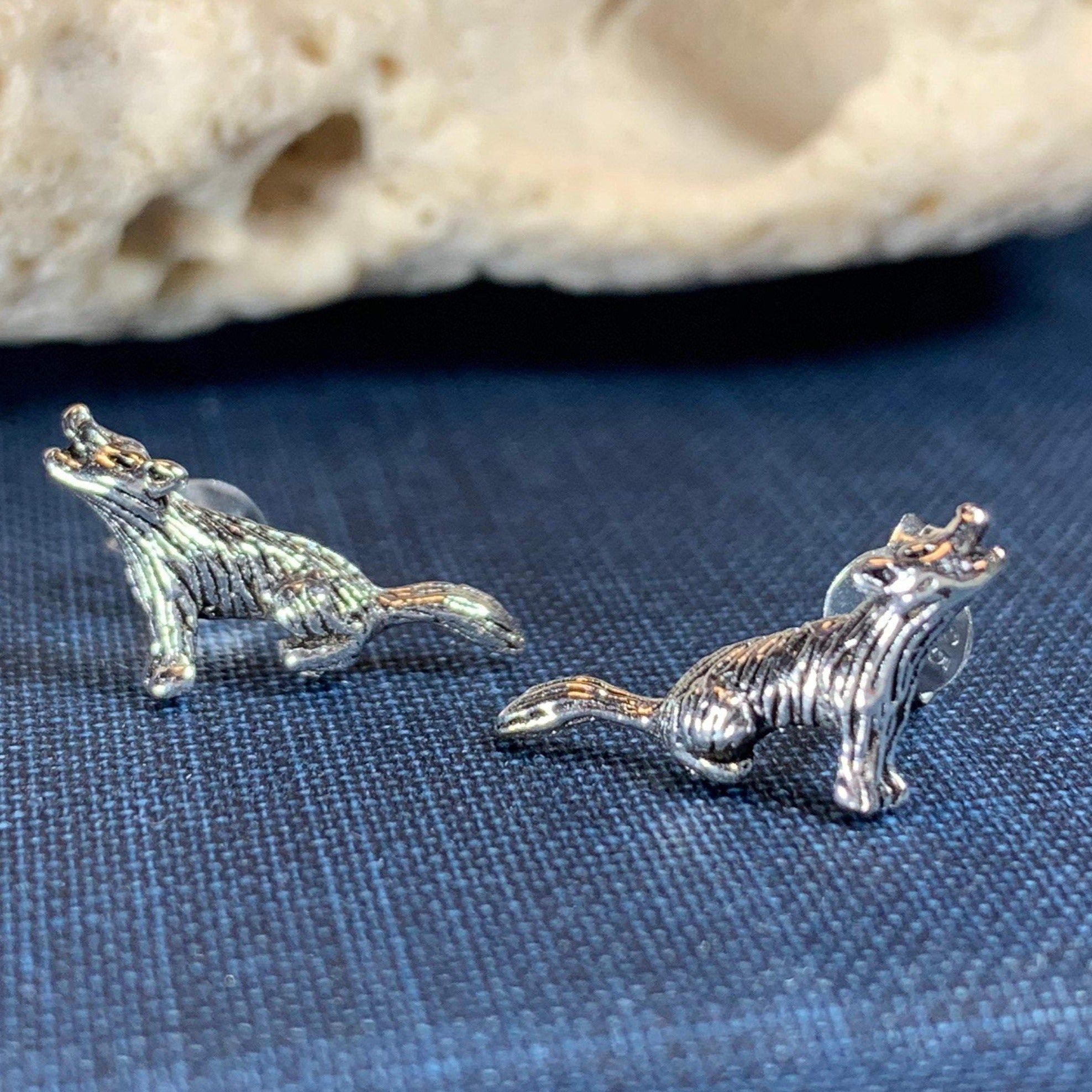 Howling Wolf Earrings
