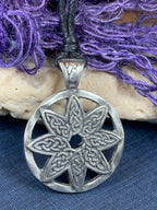 Celtic Knot Flower Necklace