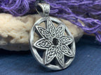 Celtic Knot Flower Necklace
