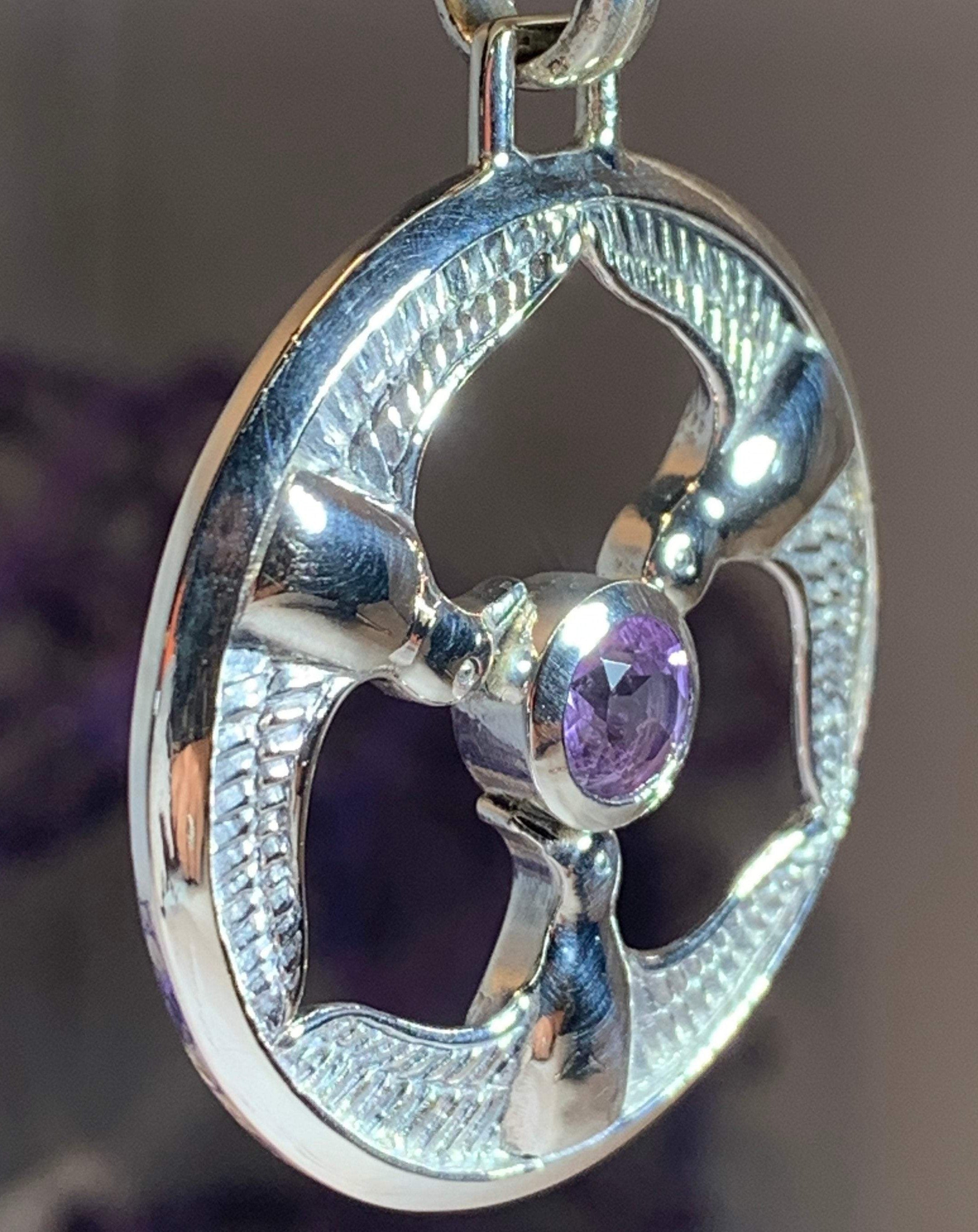 Rhiannon's Three Birds Goddess Necklace