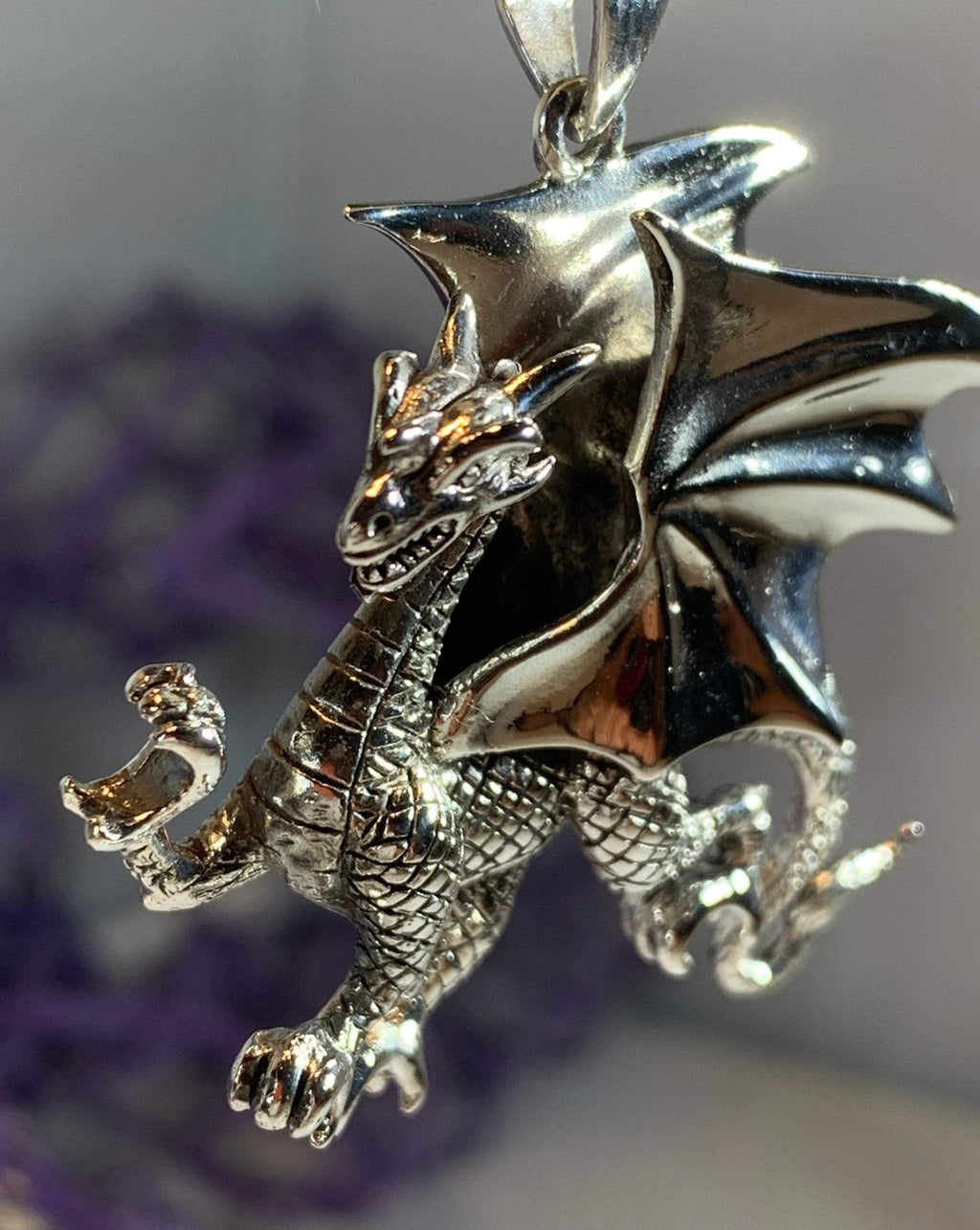 Gothic Dragon Necklace
