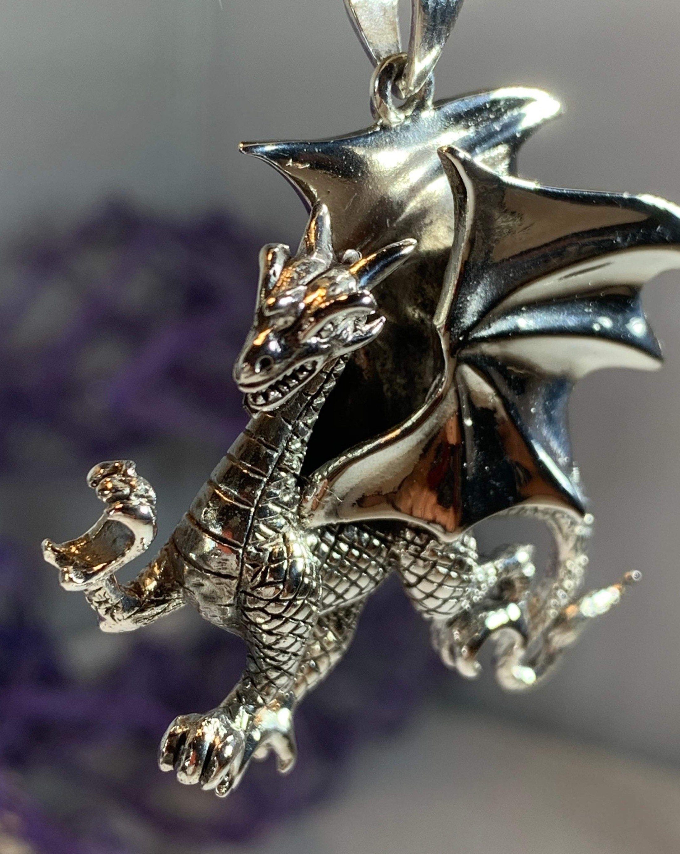 Gothic Dragon Necklace