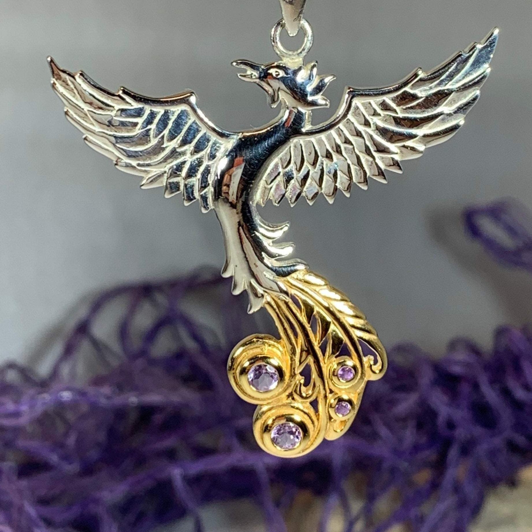 Phoenix Gemstone Necklace