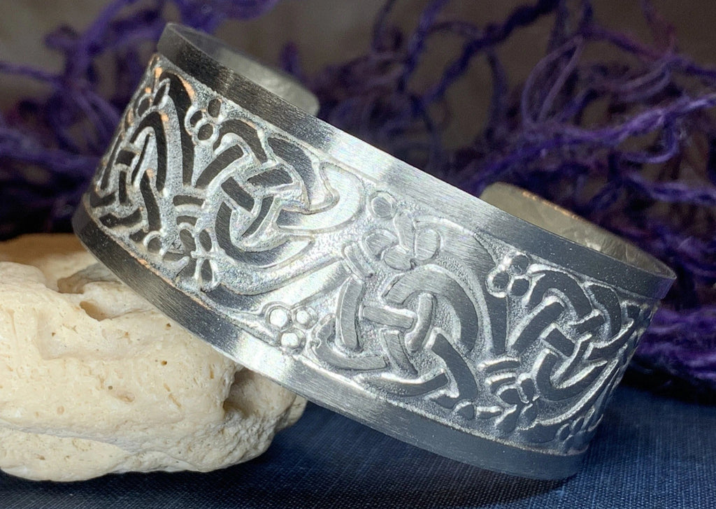 Fionn Celtic Knot Cuff Bracelet