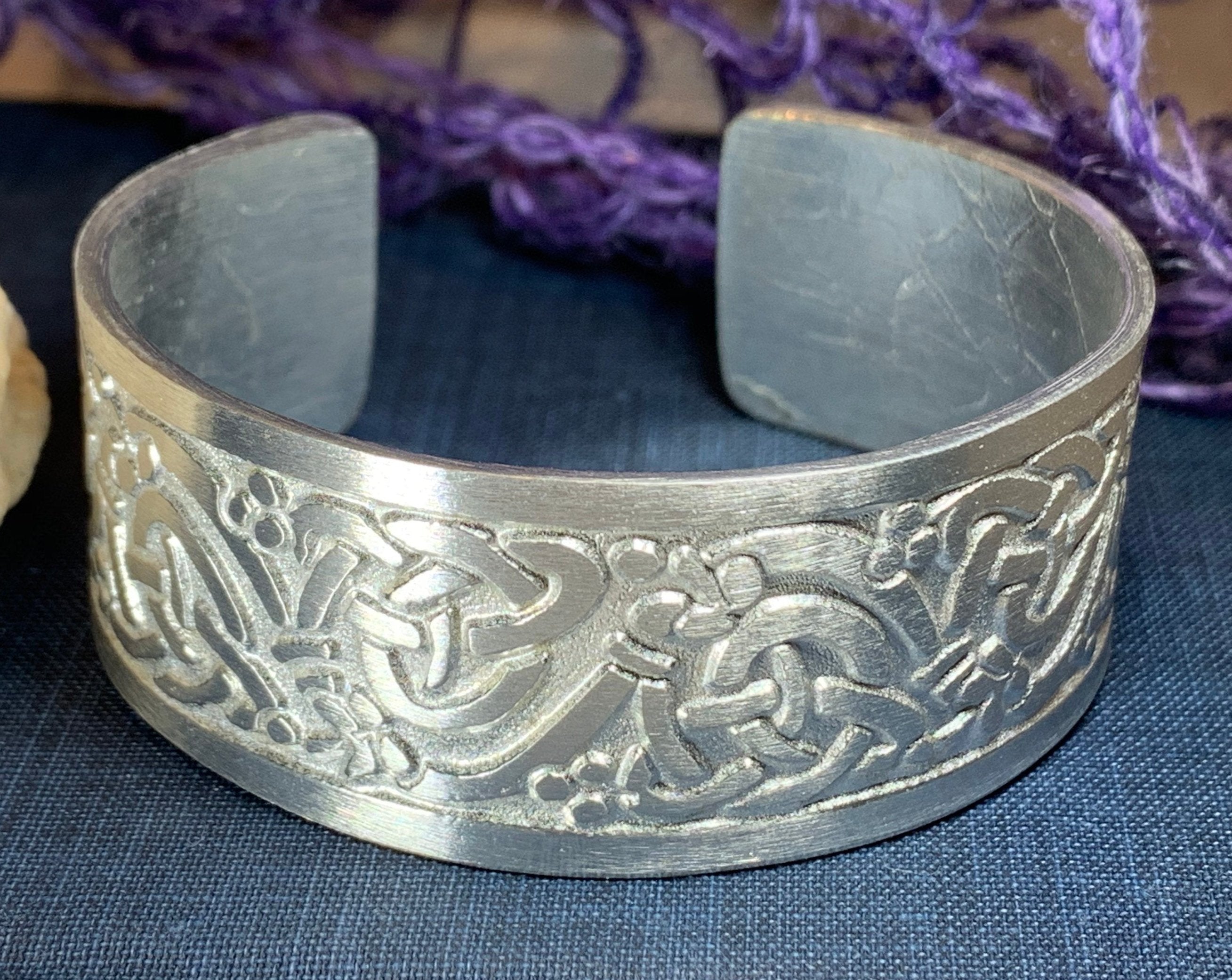 Fionn Celtic Knot Cuff Bracelet