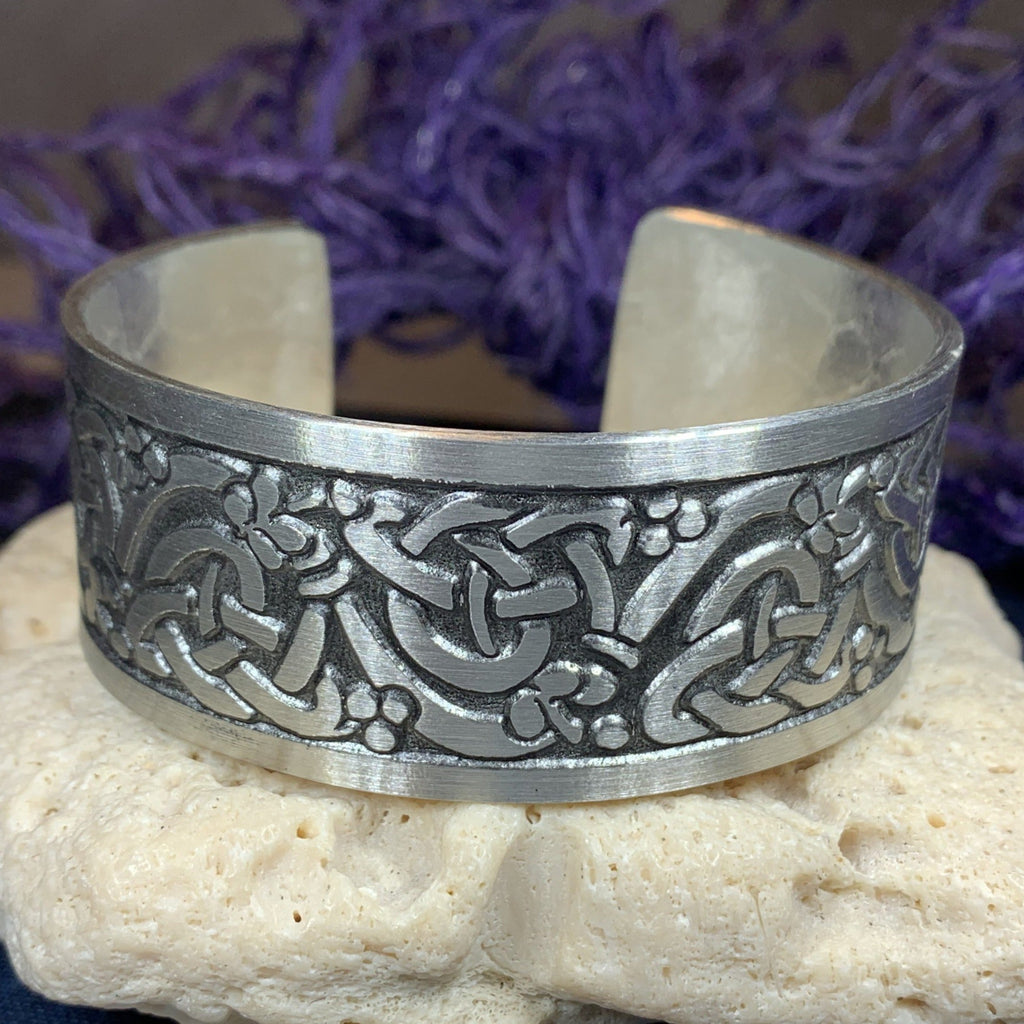 Fionn Celtic Knot Cuff Bracelet