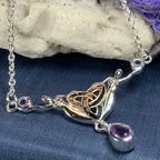 Trinity Knot Goddess Necklace