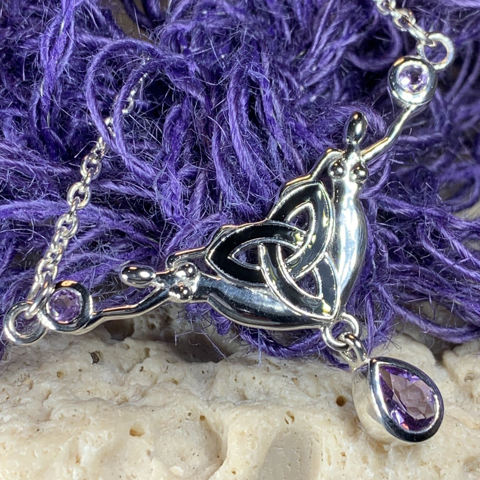 Trinity Knot Goddess Necklace