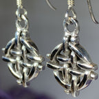 Shield Knot Earrings
