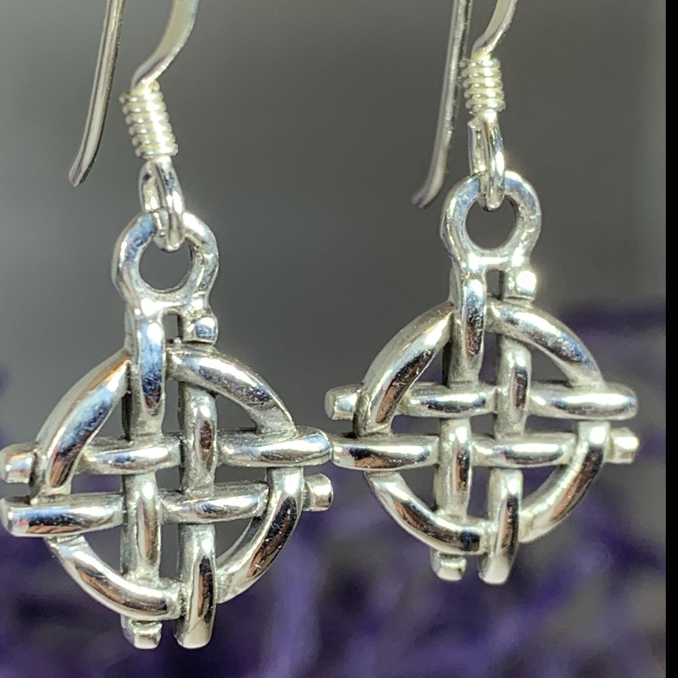 Shield Knot Earrings