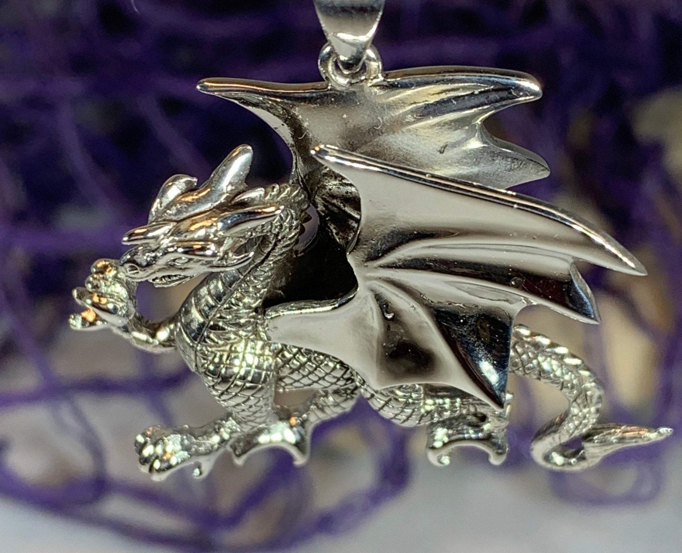Gothic Dragon Necklace