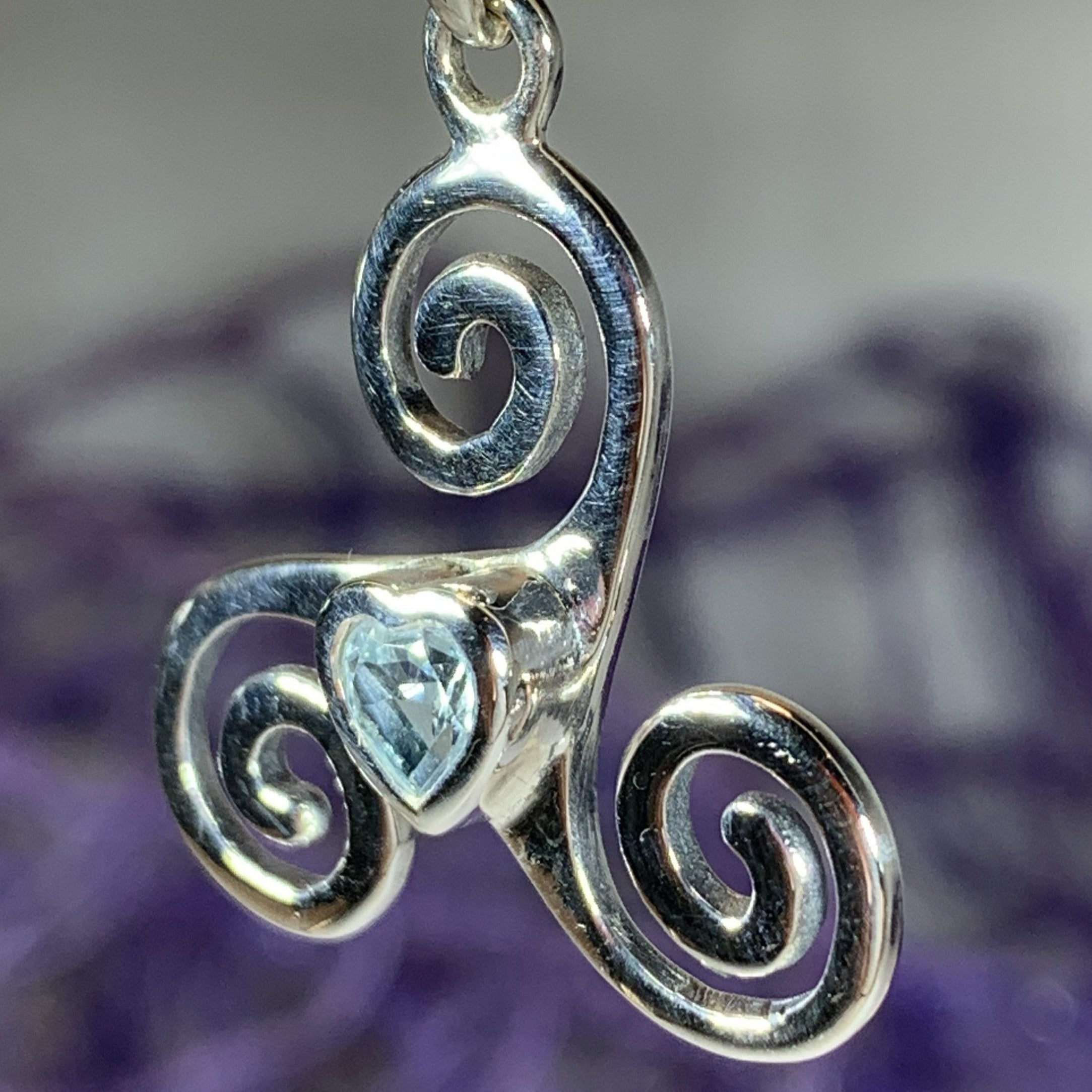 Celtic Spiral Love Necklace