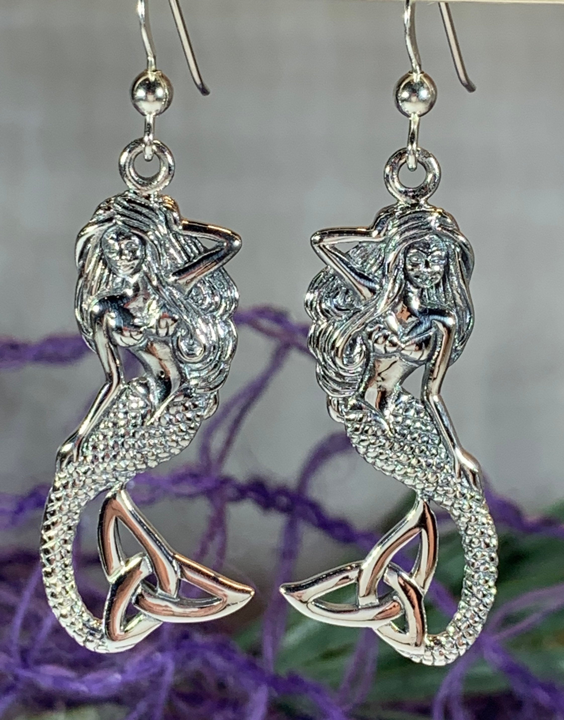 Celtic Mermaid Earrings