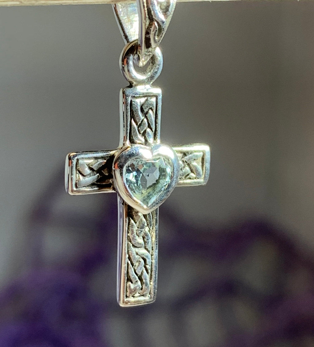 Heart Celtic Cross Necklace