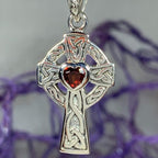 Celtic Cross Heart Necklace
