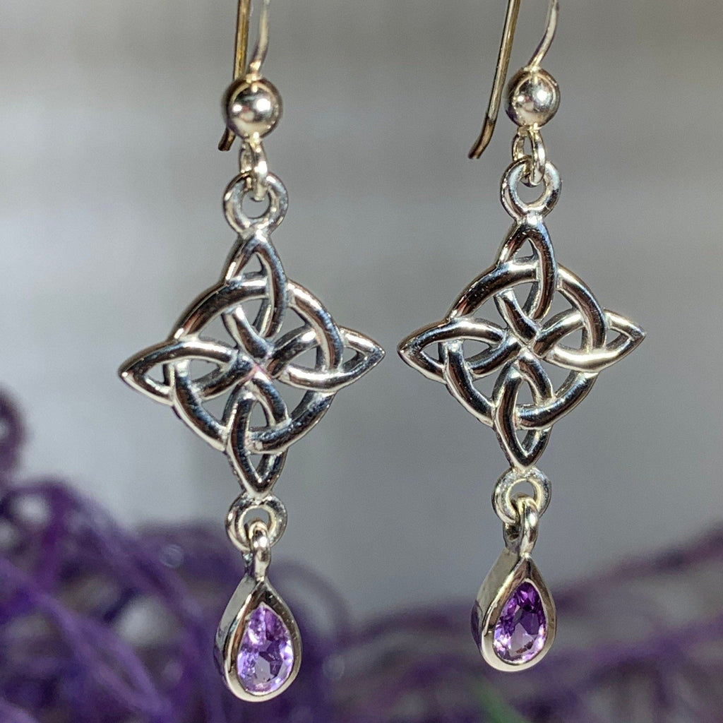 Quaternary Celtic Knot Earrings